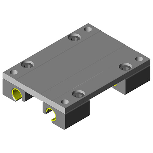 Trolley with Plate W Series 1040, Length 100 mm RASOR # C30-03 (Genuine)