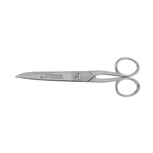 Stainless Steel Sewing Scissors 15.2cm (6") - Made in Italy (FENNEK)