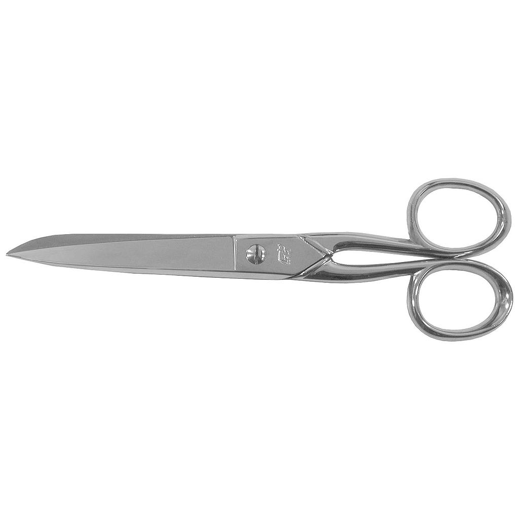 Nickel-Plated Sewing Scissors 14cm (5.5") - Made in Italy (FENNEK)