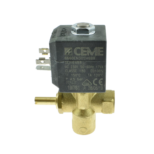 6660 | Solenoid Valve 1/4" assembly 220 Volt, CEME Series 66