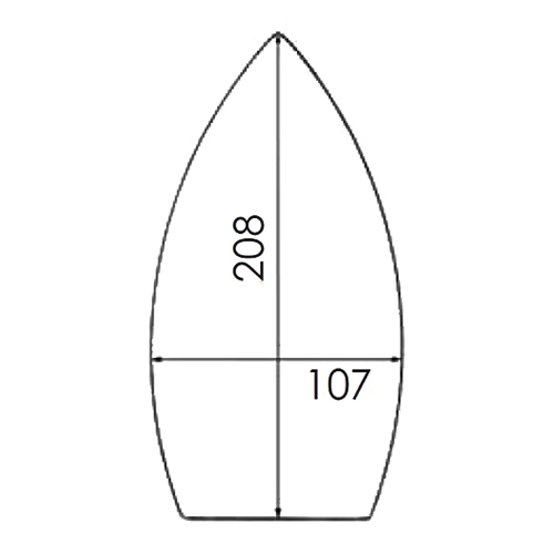 Suela de PTFE Reforzada para Plancha NAOMOTO (Pequeña)