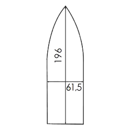 Suela de PTFE Reforzada para Plancha NAOMOTO HSP 320