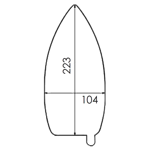 Reinforced PTFE Soleplate for Iron VEIT HP 2003