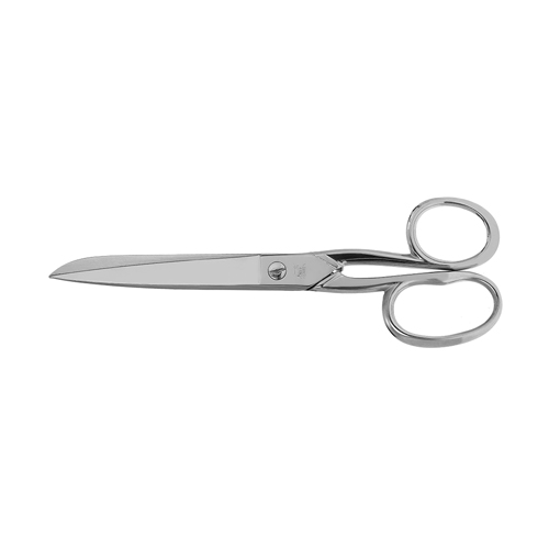 Nickel-Plated Sewing Scissors 18cm (7") - Made in Italy (FENNEK)