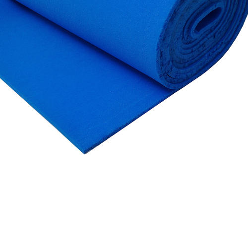 Blue Polyester Foam, Thickness 10mm, 1450mm (H) MACPI