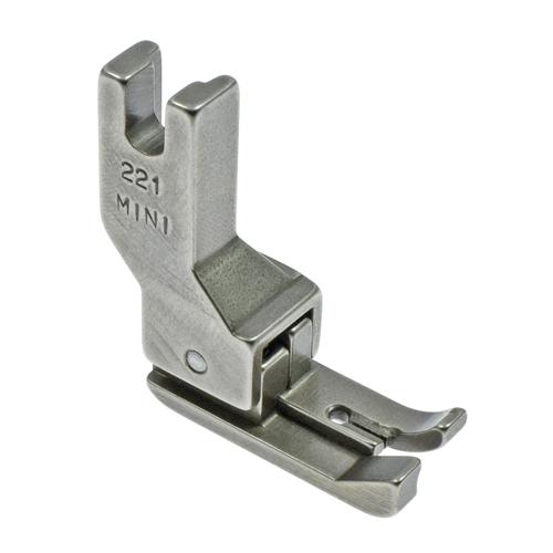 Narrow Left Compensating Knit Presser Foot 1/16" (Made in Italy)