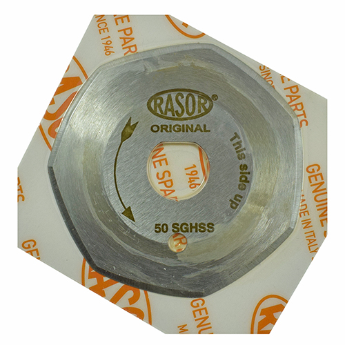 [5/50SGHSS] Cuchilla 7 Lados Ø 50 mm Blade HSS RASOR # 50SGHSS