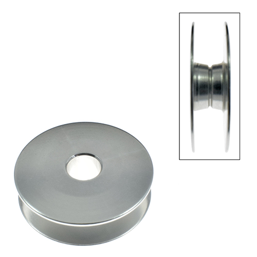 [7124] Aluminum Bobbin - 25x7.6x5.96mm BROTHER # 146025-0-01 (RUNNING)