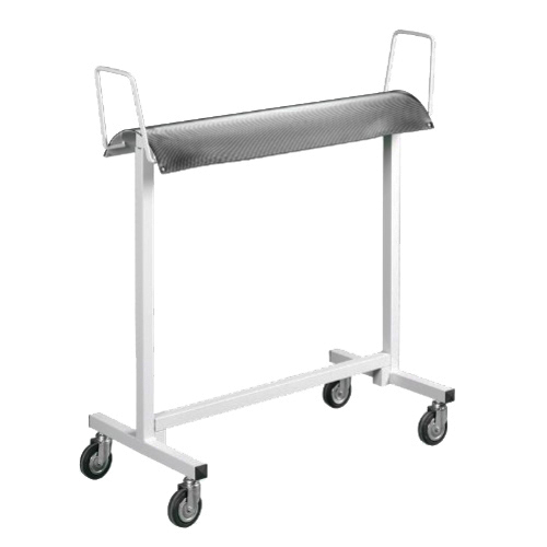 [A55] Heavy-Duty Garment Rack Trolley with Non-Slip Surface – 40 x 100 x 80 (H) cm (Made in Italy)