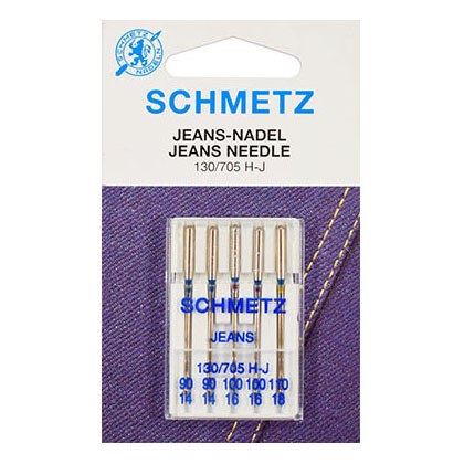 [X22:30MA2/100-B5] Agujas Jeans / Denim Schmetz 130/705 H-J (5 uds.)