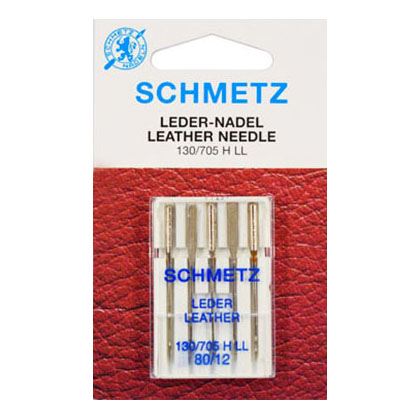 [X22:15AS2/100-B5] Leather Needles Schmetz 130/705 H LL (5 pcs)