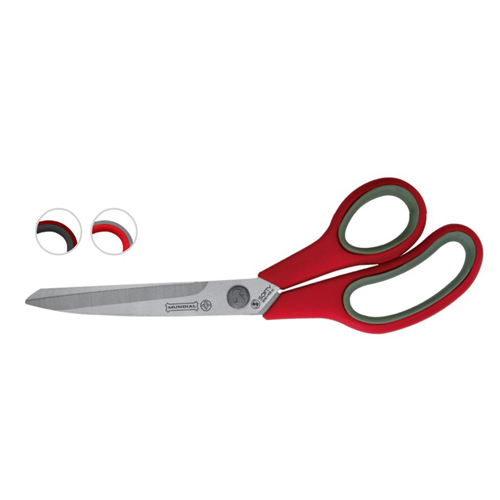 [C198] 9-1/2" Stitching Scissors, Micro-Serrated Stainless Steel Blades # 1890M-SR (MUNDIAL)