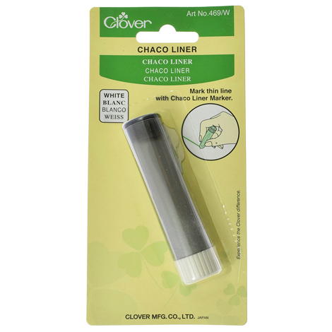 [B321] Chalk Wheel Liner Marker (White) - Clover # 469/W