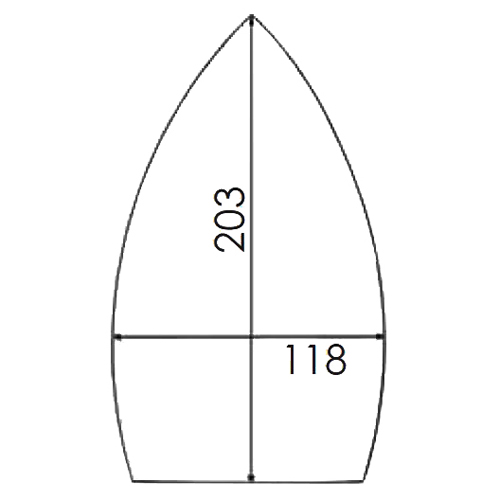 [B287/1] PTFE/ALUMINIUM SHOE IRON MASTER; CASOLI AG-92; EC-11; REVERBERI 29