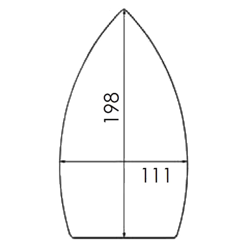 [B287/41] Reinforced PTFE Soleplate for Iron ALL STEAM 2F