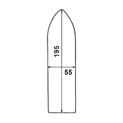 [B287/62] Suela de PTFE Reforzada para Plancha APRIPIEGA 2F NEW