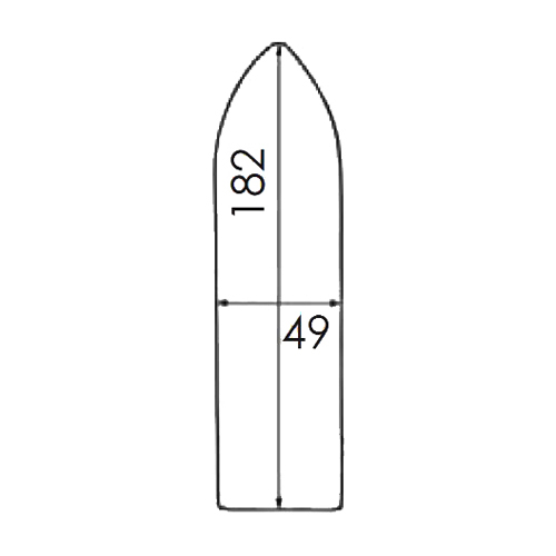 [B287/27] Suela de PTFE Reforzada para Plancha APRIPIEGA 2F; MACPI 070; TREVIL F014