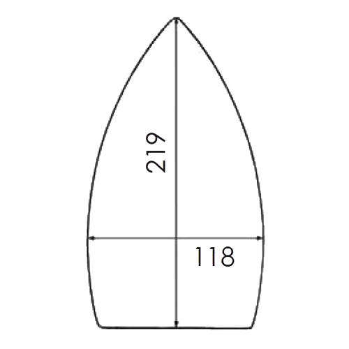 [B287/49] Reinforced PTFE Soleplate for Iron STIR MAXI; STIROLUX (Big)