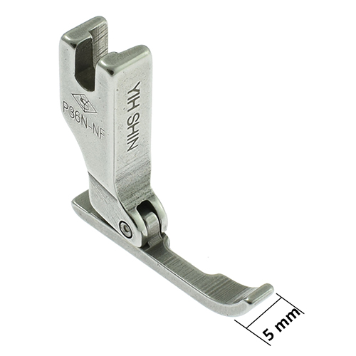 [13543] Needle-Feed Right Zipper Presser Foot (5mm) # P36N-NF (S5000N) (YS)