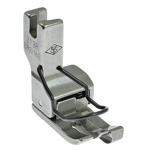 [1534/2] 3/16" Right Compensating Foot with Finger Guard # CR3/16E-G (213R) (YS)