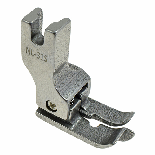 [26110/1] Concealed Seam Left Compensating Foot with Fixed Guide # NL-31S