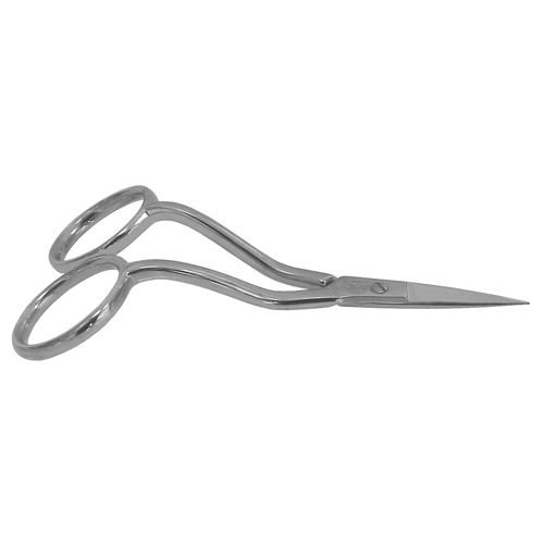 [C87] Embroidery Scissors 10cm (4"), Bent Handles - Made in Italy (FENNEK)