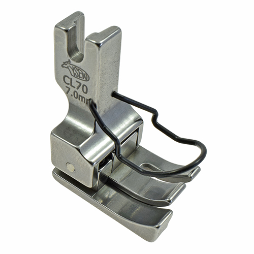 [13266/3-S] 7.0mm Right Compensating Presser Foot with Finger Guard # CR-70-7.0mm (YS)