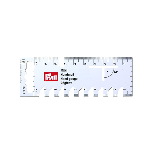 [B1152] Hand Gauge Mini - 4x11.5cm, 10 cm scale - PRYM # 610731