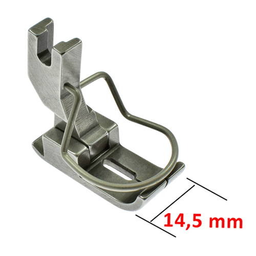 [11029] Needle-Feed Presser Foot DURKOPP with Finger Guard # 0272-006807 (272-6807) (P127W-NF) (Made in Italy)