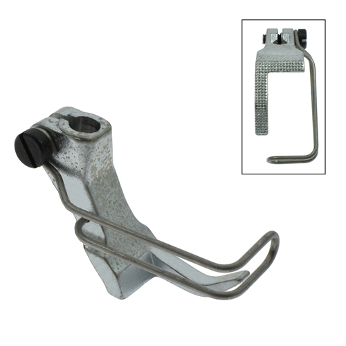 [15701] Outer Presser Foot for Binding (Right), Fits 8mm Feed Dog ADLER 367, 467, 767 # B8-C (Made in Italy)