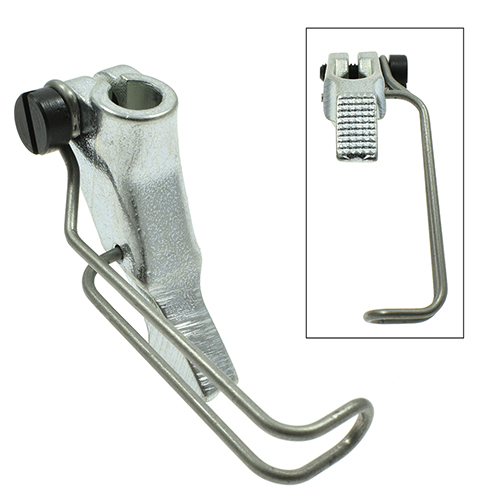 [23837] Outside Presser Foot, 6mm Feed Dog for Shoulders Straps ADLER 367; 467 # 367G (Made in Italy)